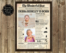 Load image into Gallery viewer, Back in 1952 Newspaper Printable - The Wonderful Past