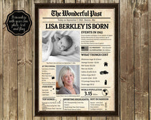 Load image into Gallery viewer, Back in 1962 Newspaper Printable - The Wonderful Past