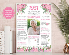 Load image into Gallery viewer, Back in 1951 Floral Poster