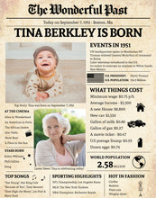 Load image into Gallery viewer, Back in 1951 Newspaper Printable | The Wonderful Past