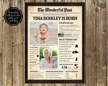 Load image into Gallery viewer, Back in 1951 Newspaper Printable | The Wonderful Past