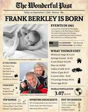 Load image into Gallery viewer, Back in 1961 Newspaper Printable | The Wonderful Past