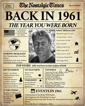 Load image into Gallery viewer, Back in 1971 Newspaper Printable | The Nostalgic Times