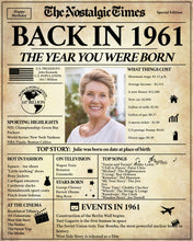 Load image into Gallery viewer, Back in 1971 Newspaper Printable | The Nostalgic Times