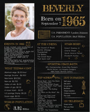 Load image into Gallery viewer, Born in 1965 Chalkboard Printable