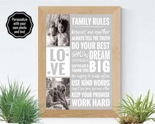 Load image into Gallery viewer, Classic House Rules Sign | Editable Digital File
