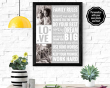 Load image into Gallery viewer, Classic House Rules Sign | Editable Digital File