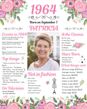 Load image into Gallery viewer, Back in 1964 Floral Poster