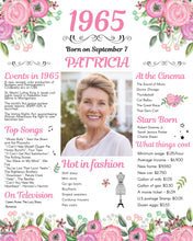 Load image into Gallery viewer, Back in 1965 Floral Poster