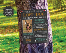 Load image into Gallery viewer, Missing Dog Flyer | Lost Dog Sign | Lost Dog Poster
