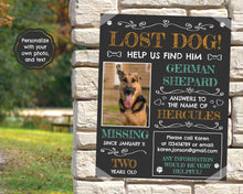 Load image into Gallery viewer, Missing Dog Flyer | Lost Dog Sign | Lost Dog Poster
