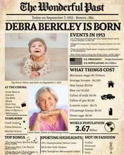 Load image into Gallery viewer, Back in 1953 Newspaper Printable - The Wonderful Past