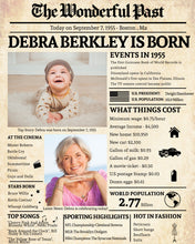 Load image into Gallery viewer, Back in 1955 Newspaper Printable - The Wonderful Past