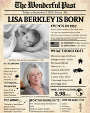 Load image into Gallery viewer, Back in 1959 Newspaper Printable - The Wonderful Past