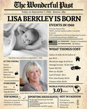 Load image into Gallery viewer, Back in 1960 Newspaper Printable - The Wonderful Past