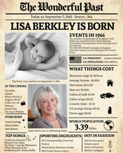 Load image into Gallery viewer, Back in 1966 Newspaper Printable - The Wonderful Past
