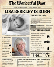 Load image into Gallery viewer, Back in 1967 Newspaper Printable - The Wonderful Past