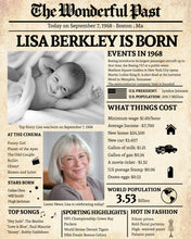 Load image into Gallery viewer, Back in 1968 Newspaper Printable - The Wonderful Past