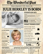 Load image into Gallery viewer, Back in 1973 Newspaper Printable - The Wonderful Past