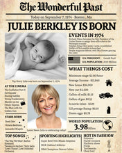 Load image into Gallery viewer, Back in 1974 Newspaper Printable - The Wonderful Past