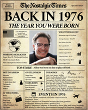 Load image into Gallery viewer, Back in 1976 Newspaper Printable - The Nostalgic Times