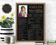 Load image into Gallery viewer, Born in 1975 Chalkboard Printable
