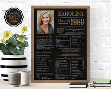 Load image into Gallery viewer, Born in 1989 Chalkboard Printable
